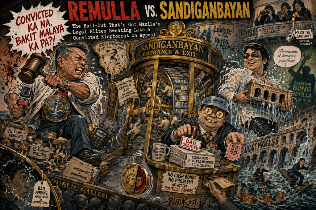 Remulla vs. Sandiganbayan: The Bail-Out That’s Got Manila’s Legal Elites Sweating Like a Convicted Kleptocrat on&nbsp;Appeal