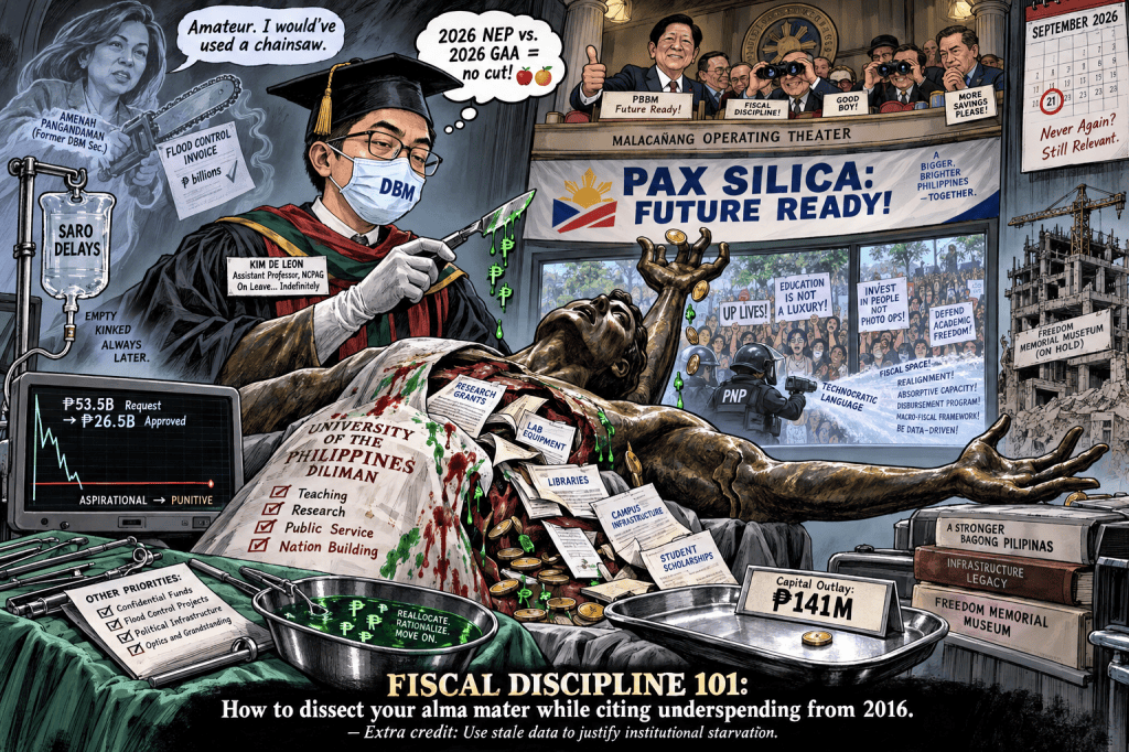 UP’s Budget Got Cut in Half—And the Guy Holding the Knife Teaches&nbsp;There