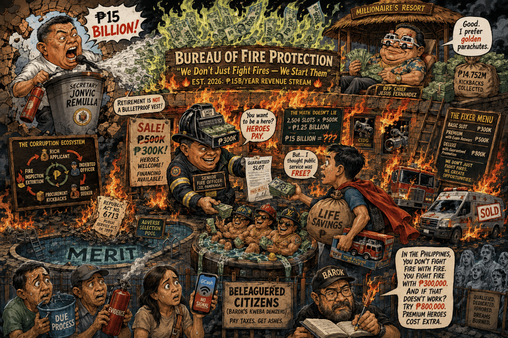 BFP’s ₱15B Bonfire: How to Buy a Firefighter Badge and Burn the&nbsp;Constitution