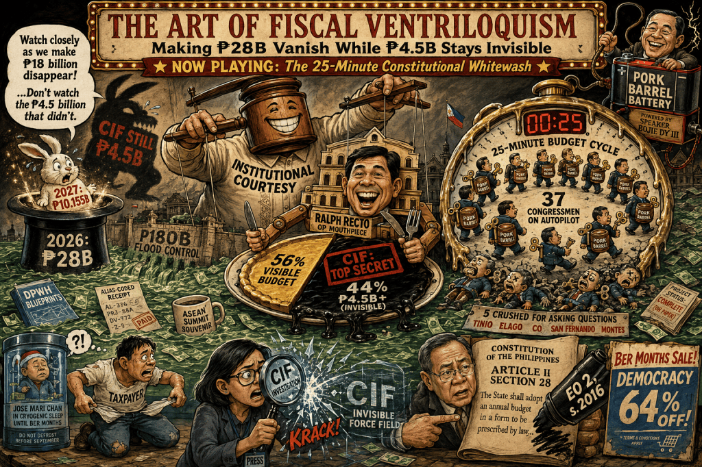 The ASEAN Hangover: A Fake Budget Cut and a Real Slush&nbsp;Fund