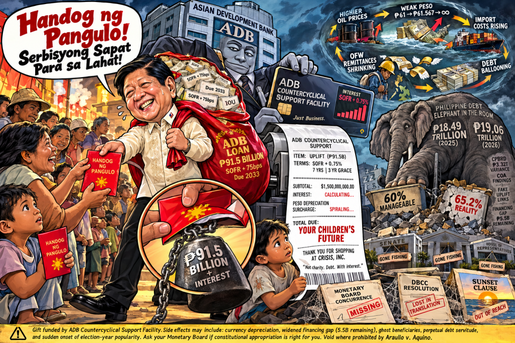 The $1.5-Billion “Crisis” Loan: ADB’s UPLIFT or Marcos’s Election&nbsp;Fund?