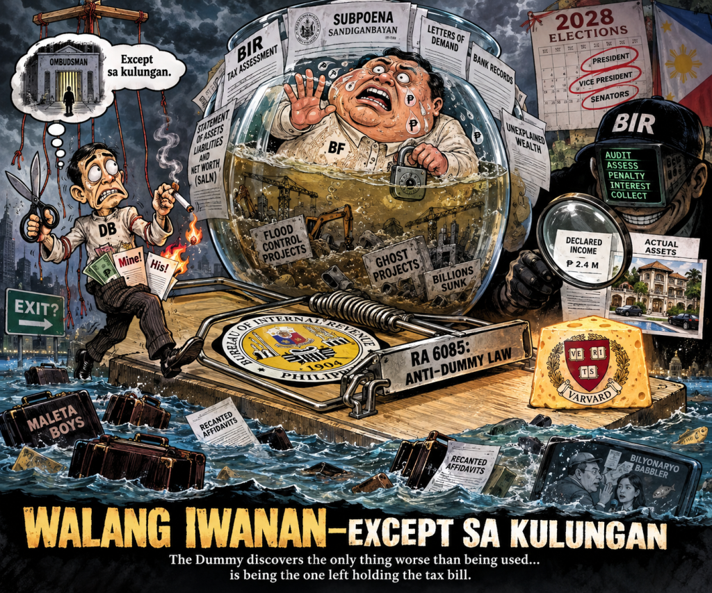 Walang Iwanan, Except sa Kulungan: The Dummy, the Big Fish, and the Tax Trap That Could Flip the Flood Control&nbsp;Scandal