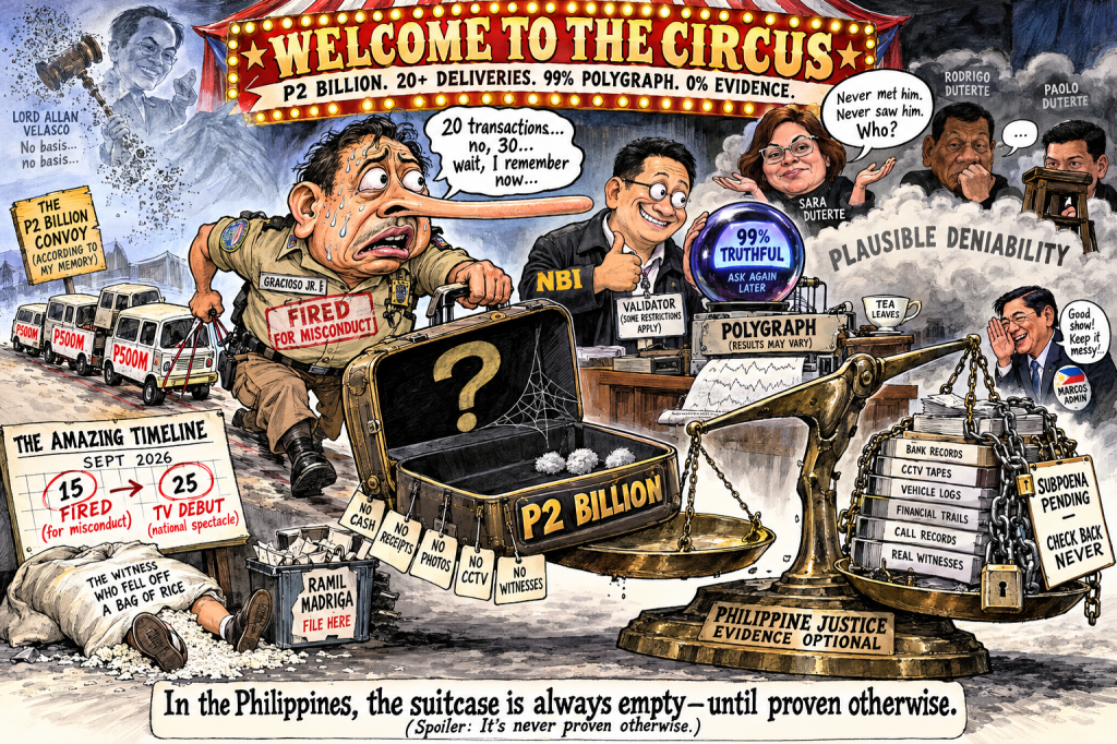 The P2 Billion Suitcase Caper: How a Fired Cop Became Sara Duterte’s Worst&nbsp;Nightmare