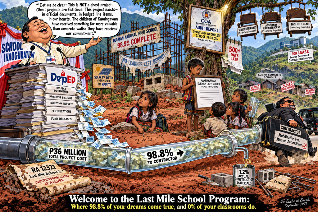 98.8% Paid, 0% Built: The Davao Ghost School Scandal