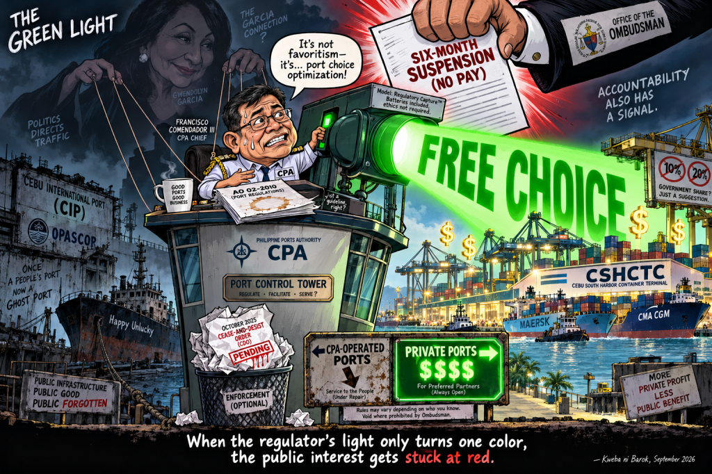 6 Months, No Pay: Ombudsman Cans CPA Chief in Port Favoritism&nbsp;Probe