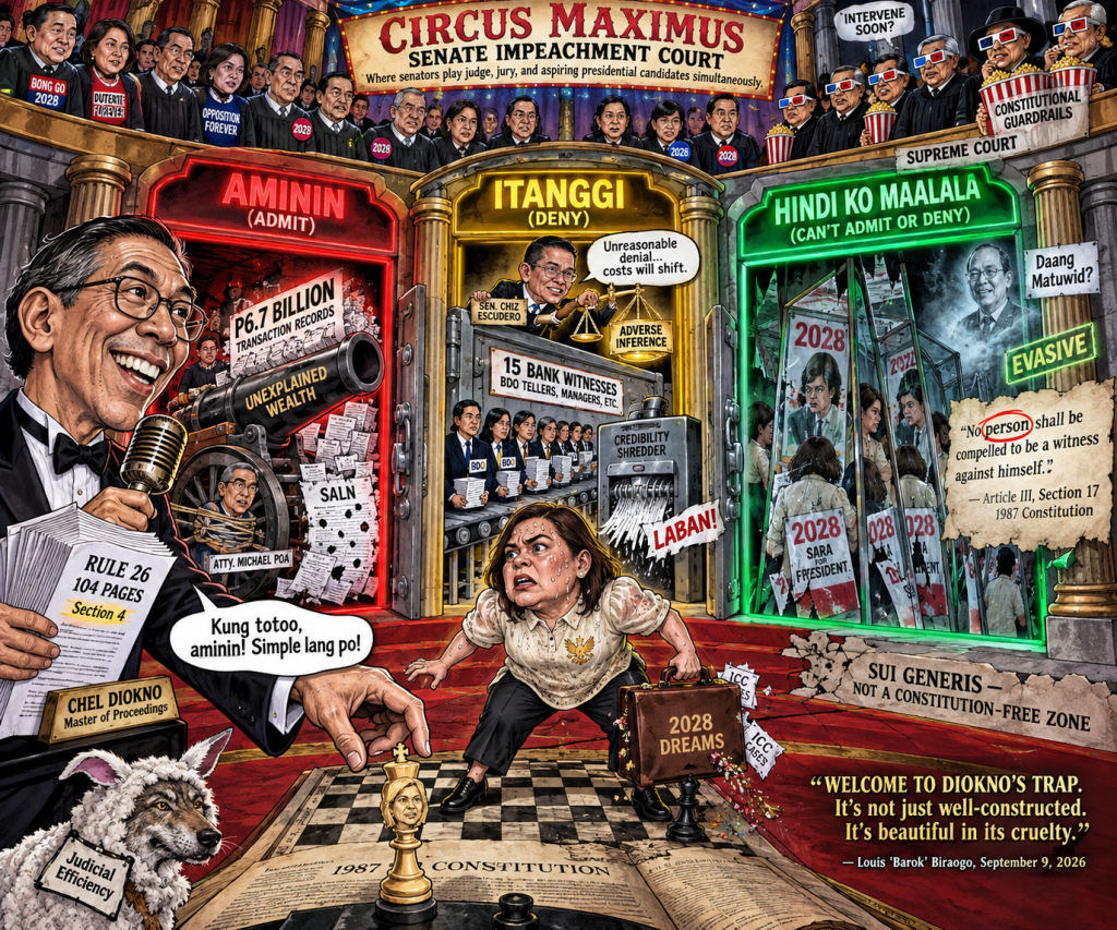 Sara Duterte’s Bank Records: Diokno’s Legal Trap That Could End Her 2028&nbsp;Dreams