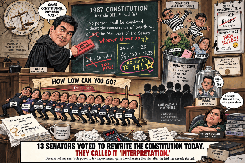 13 Senators Voted to Rewrite the Constitution Today. They Called It ‘Interpretation