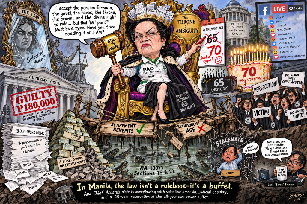 THE CHIEF PUBLIC ALARMIST: A Legal Autopsy of Persida’s Perpetual Tenure&nbsp;Plot