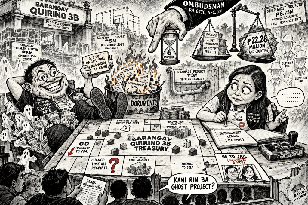 Finally, a Pulse: Ombudsman Teaches Quezon City That Barangay Money Isn’t Monopoly&nbsp;Money