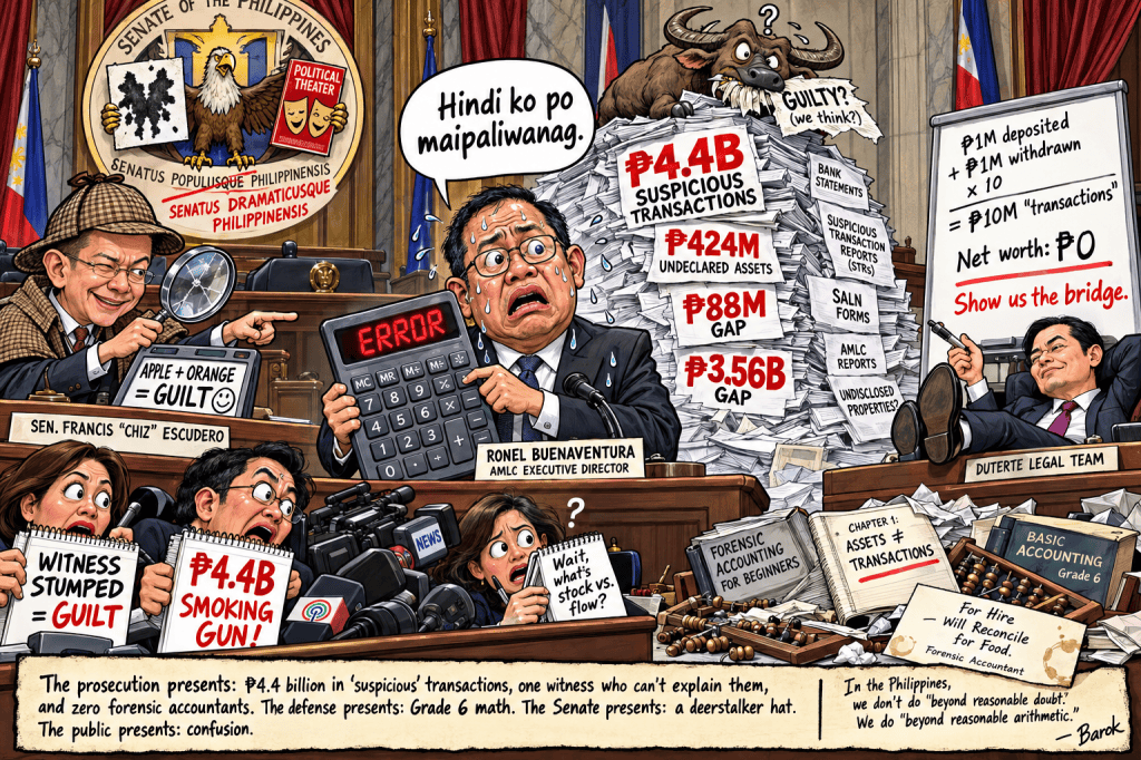 ₱4.4 Billion and a Witness Who Can’t Explain It: The Duterte Impeachment’s Most Expensive Non-Answer