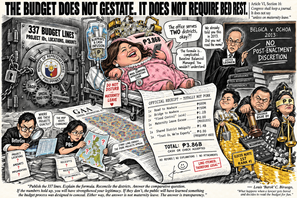Suansing’s ₱3.86 Billion Question: Why the Appropriations Chair Won’t Show the&nbsp;Receipts