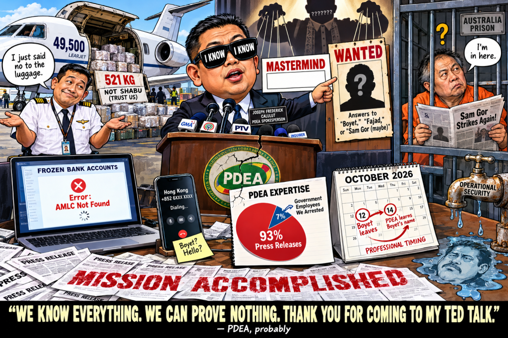 PDEA Knows Everything About the Laos Shabu Case. Except Names, Accounts, and&nbsp;Suspects