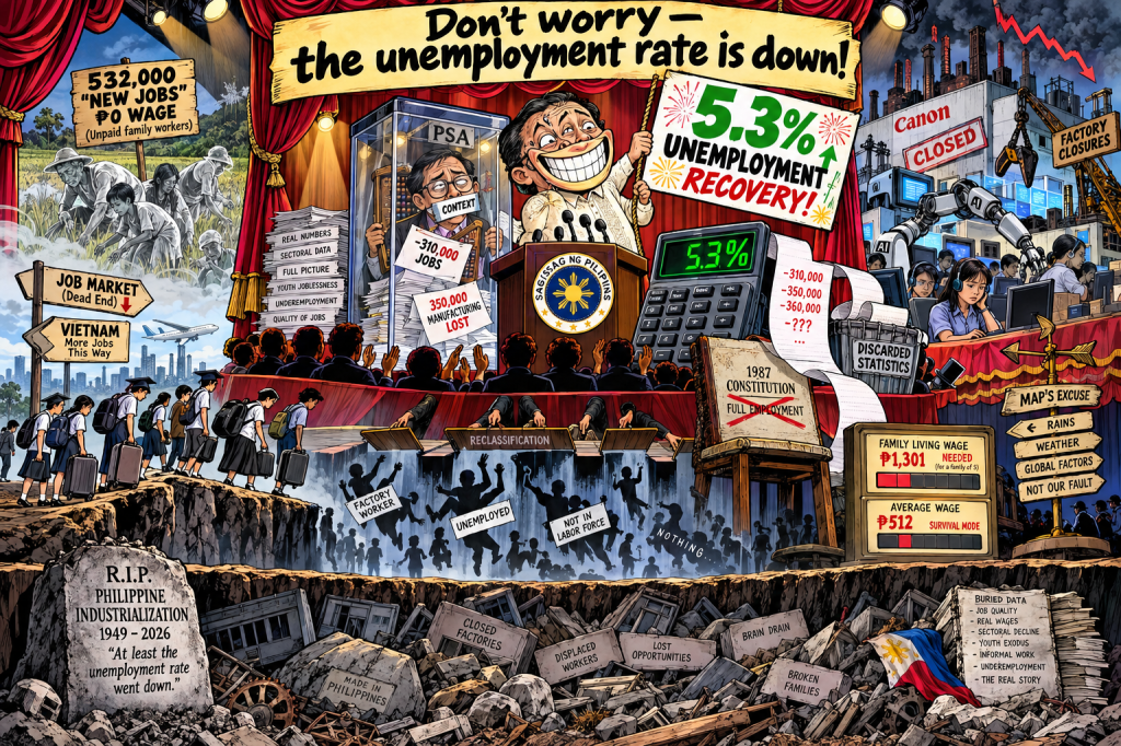 The 5.3 Percent Illusion: How Manila Celebrated a Jobs Crisis While the Factory Gates&nbsp;Closed
