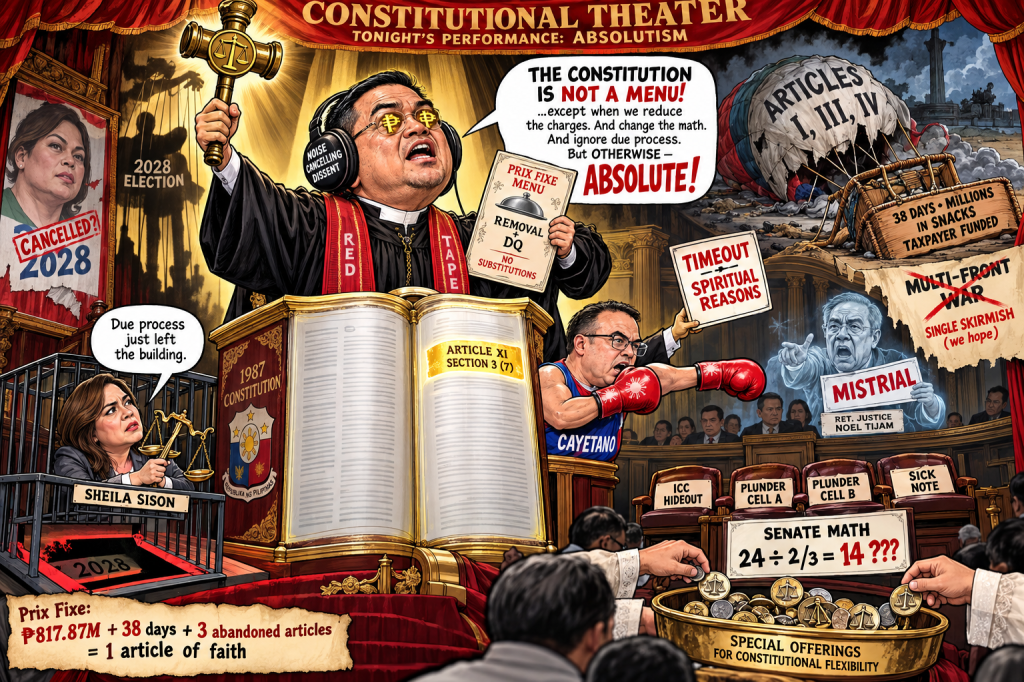 Perpetual Disqualification or Perpetual Spin? Tolosa’s Constitutional Sermon Raises&nbsp;Questions
