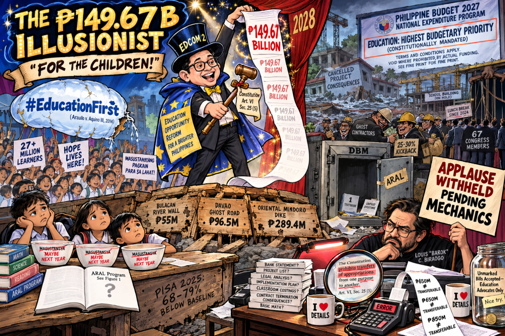 The ₱149.67B Illusion: Bam Aquino’s Budget Sleight of&nbsp;Hand