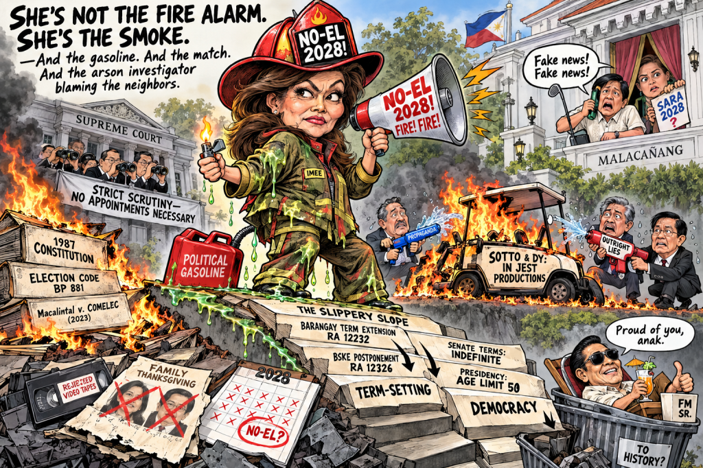 No-El 2028? Imee Marcos Just Discovered the Slippery Slope Her Dad Built