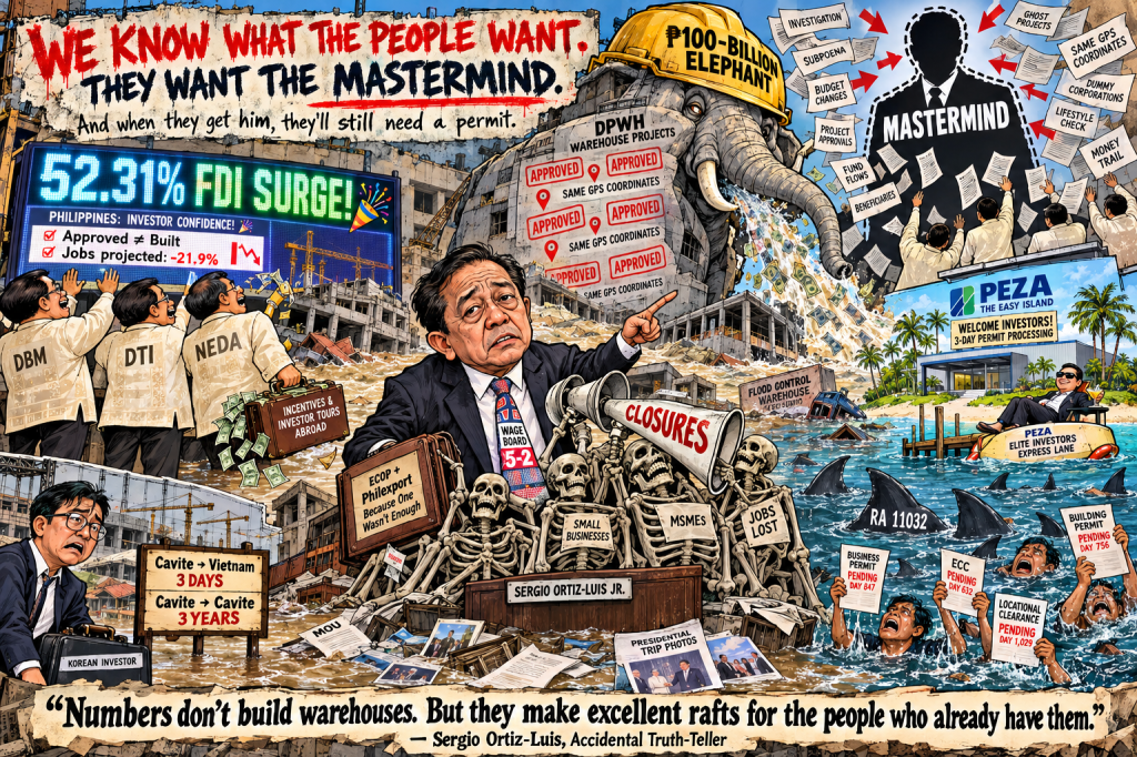 The Mastermind Problem: How ECOP’s Sergio Ortiz-Luis Became the Philippines’ Accidental Truth-Teller on a ₱100-Billion Scandal and the Art of Getting Nothing&nbsp;Done