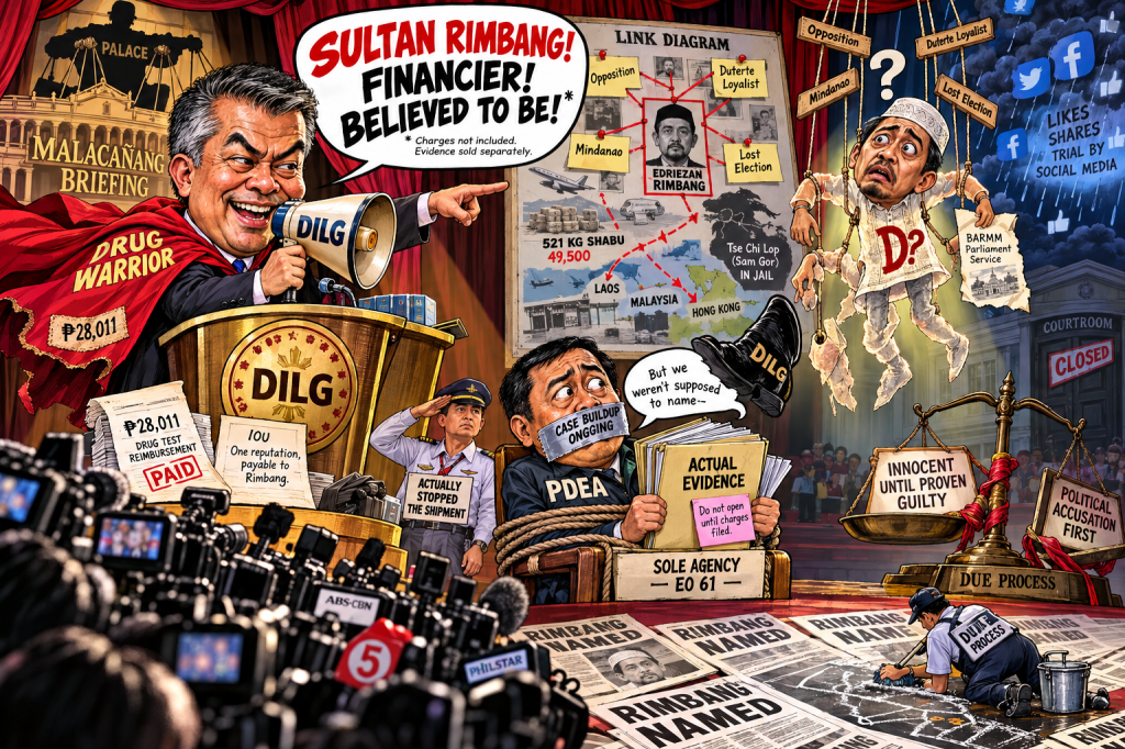 The DILG Secretary, a Former Bangsamoro MP, and the Art of Naming Names Before Proving&nbsp;Crimes
