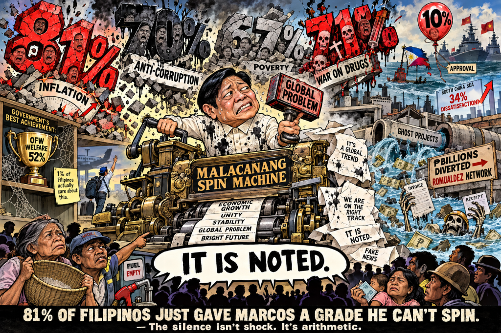 81% of Filipinos Just Gave Marcos a Grade He Can’t Spin