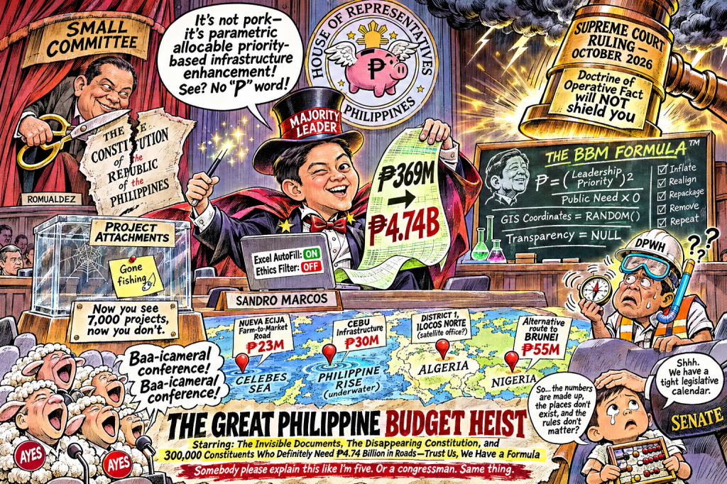 Marcos Jr.’s Son Got a 1,187% Budget Increase—And Nobody Can Find the&nbsp;Paperwork