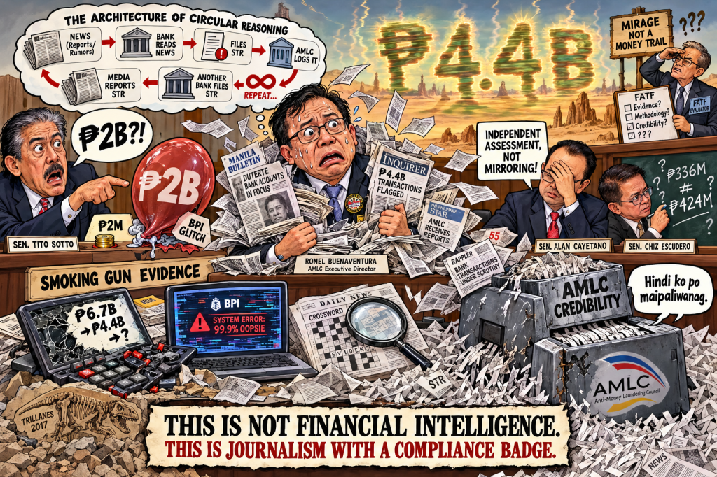The ₱4.4 Billion Hallucination: How the AMLC Turned Newspaper Clippings Into Impeachment&nbsp;Evidence