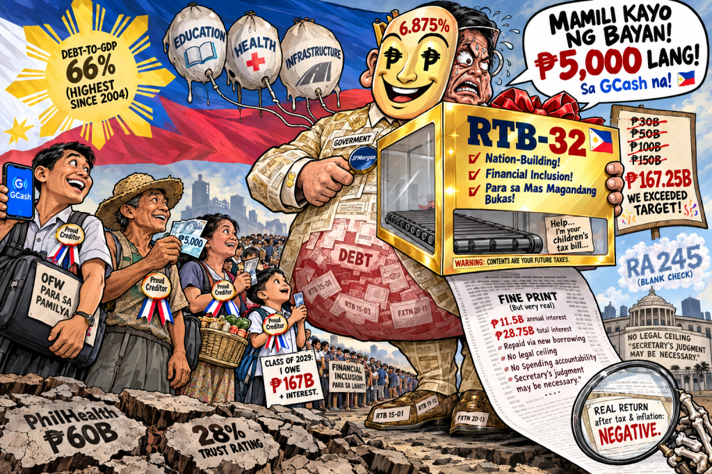 The ₱167 Billion Patriotism Trap: How the Government Is Selling You Your Own&nbsp;Debt