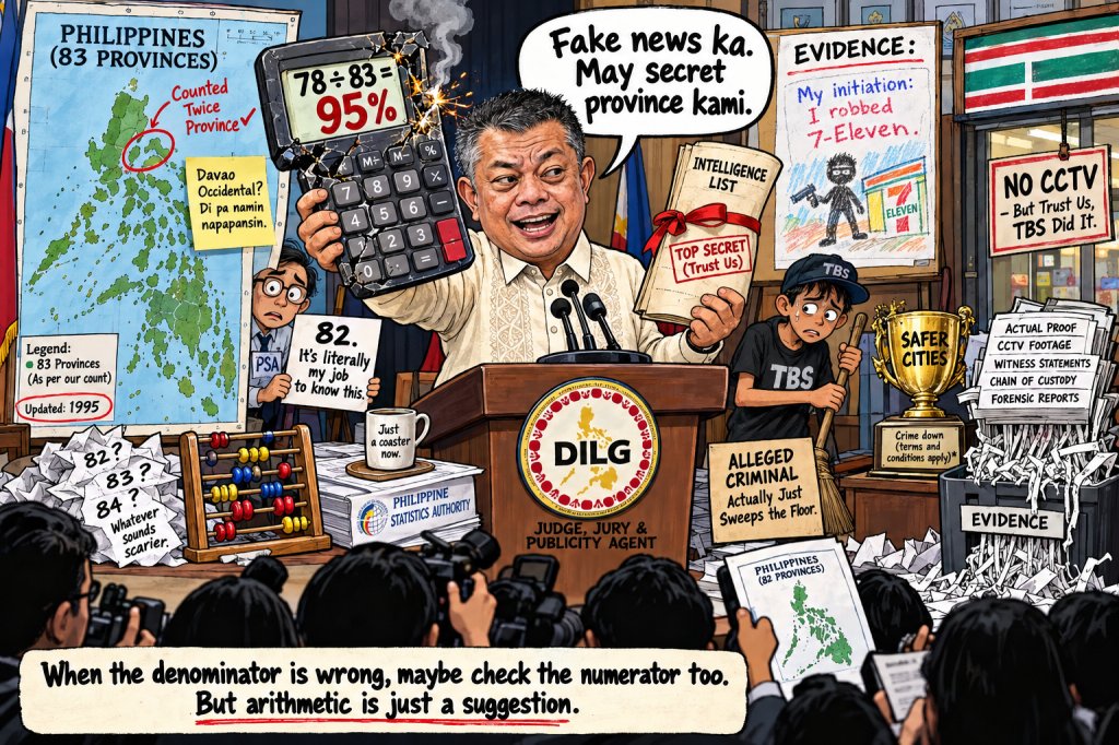 TBS Crackdown: The DILG’s “78 of 83” Arithmetic Problem and Other&nbsp;Mysteries