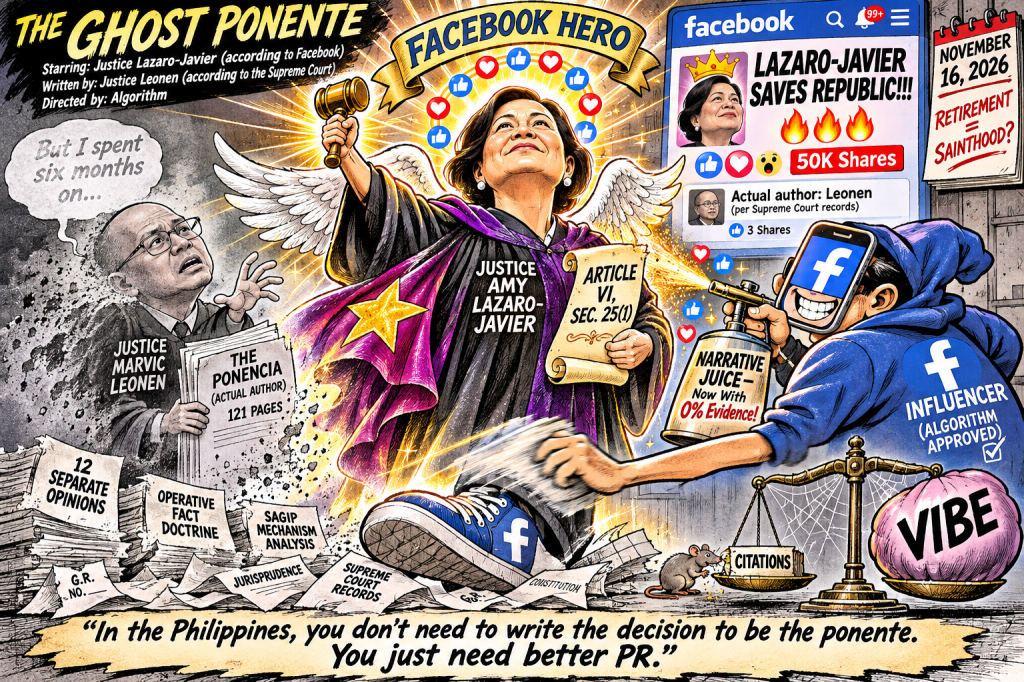 The Ghost Ponente: How One Facebook Post Erased Marvic Leonen