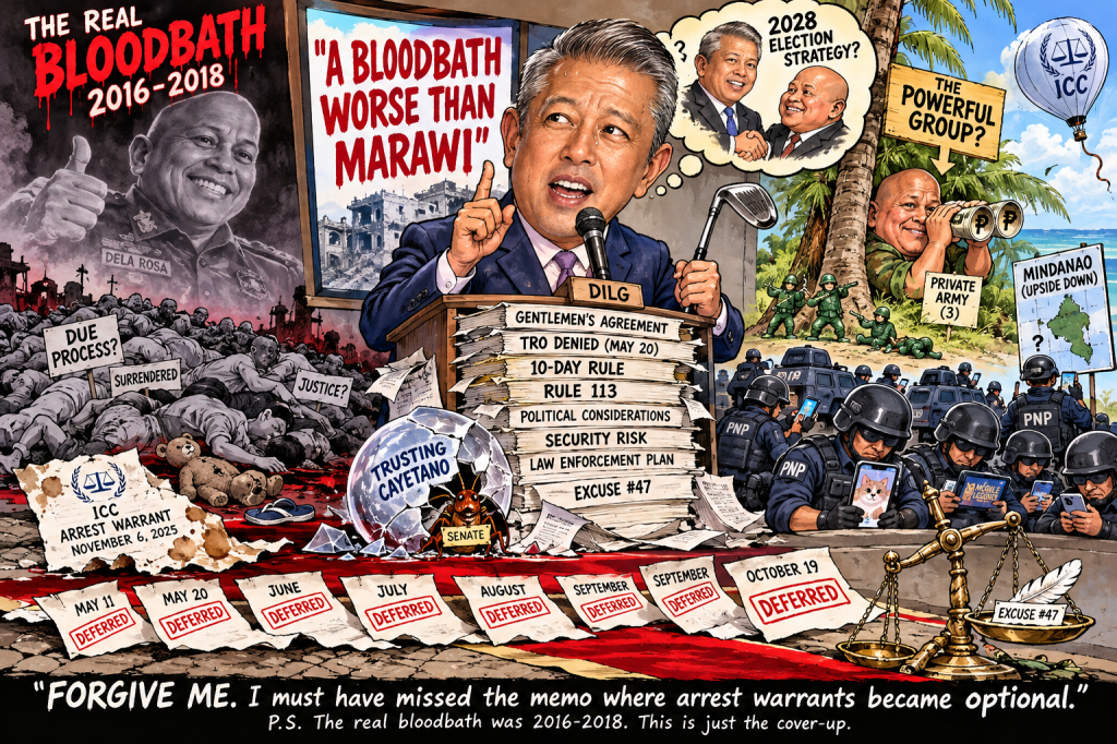 The Bloodbath That Wasn’t: How Jonvic Remulla Discovered the Perfect Excuse for Not Doing His&nbsp;Job