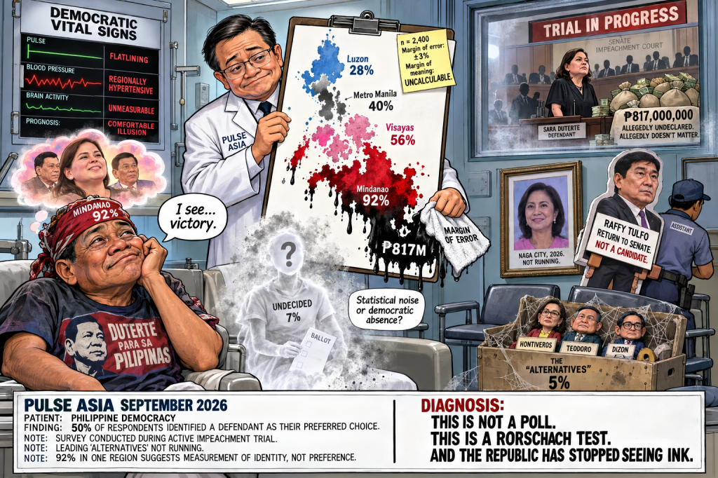 50% of Nothing: The Pulse Asia Survey That Proves the Philippines Has Stopped Paying&nbsp;Attention