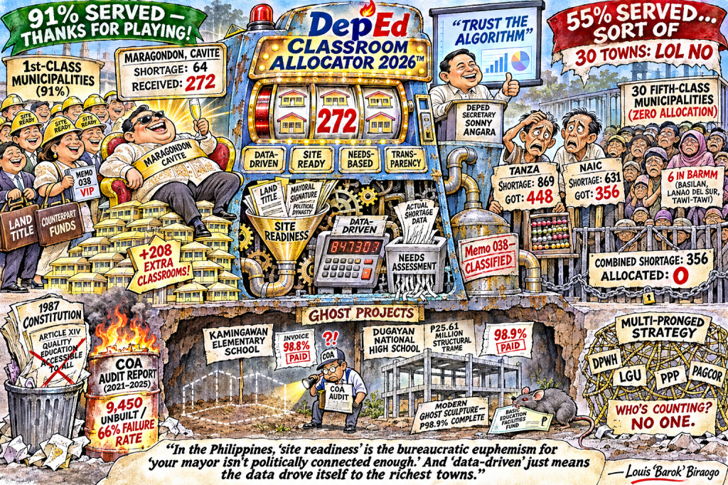 The 45.2% Solution: How DepEd Built a Classroom Formula That Only Works for Rich&nbsp;Towns