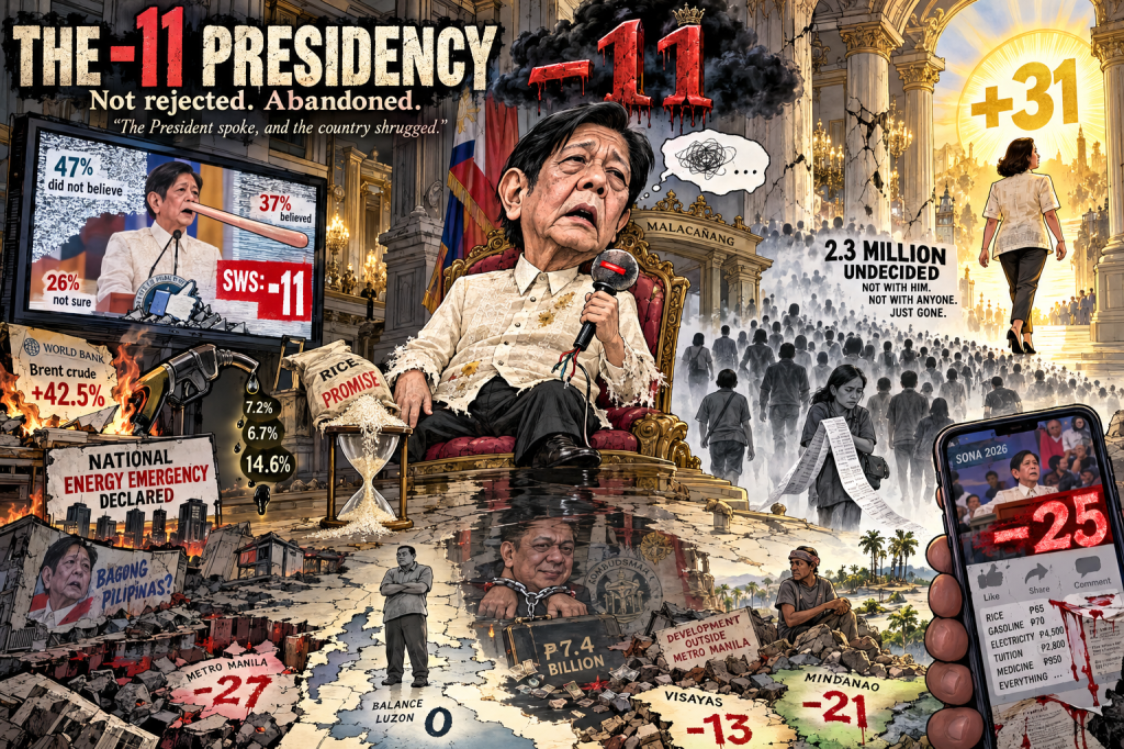 The -11 Presidency: How a Survey Exposed the Rot Beneath the Malacañang&nbsp;Marble