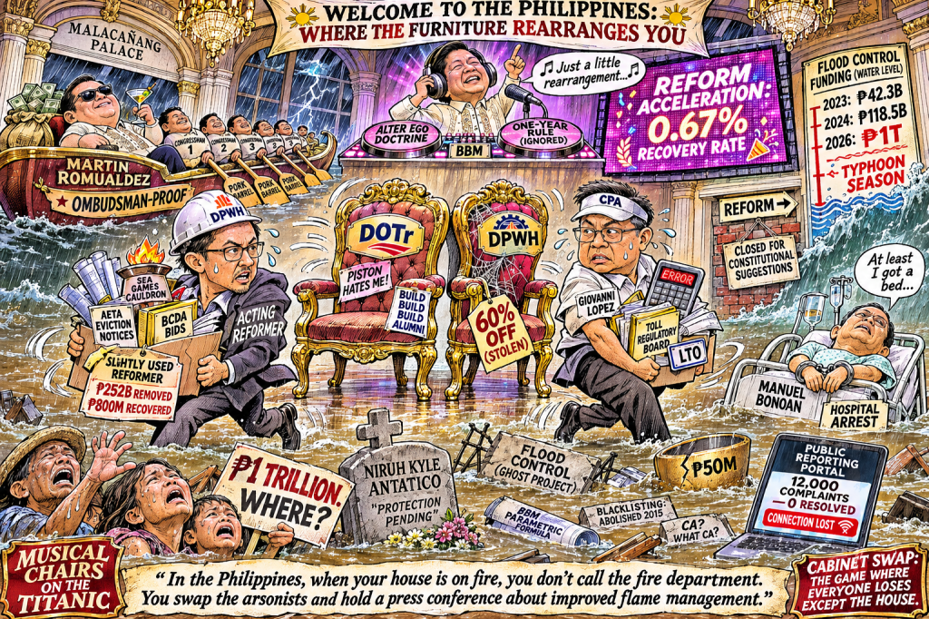 Dizon-Lopez Swap: How to Make ₱1 Trillion in Ghost Projects Disappear